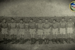 Tim Spartaka iz 1946. godine - Šimonković, Kopilović, Zvekanović, Azucki, Takač, Elek, Prčić, Jakovetić, Tumbas, Belesin i Janjić.